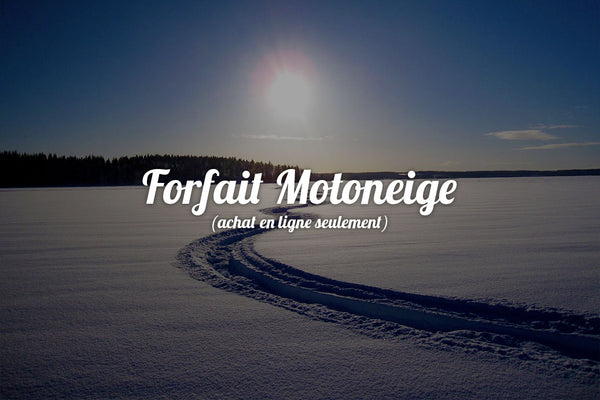 Forfait motoneige